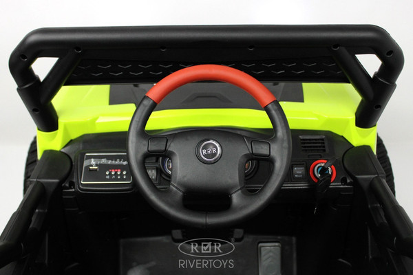 Изображение товара Детский автомобиль RiverToys C111CC (зеленый)