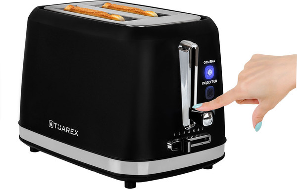 Изображение товара Тостер Tuarex TK-6004 (черный/стальной)