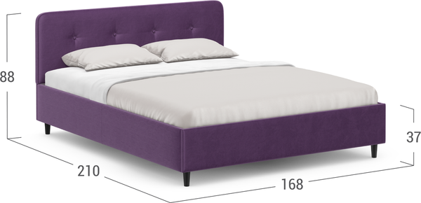 Изображение товара Двуспальная кровать Moon Family 1253 / К005501