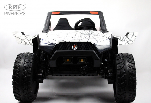 Изображение товара Детский автомобиль RiverToys A707AA LUX 4WD (белый Spider)