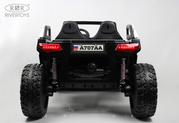 Изображение товара Детский автомобиль RiverToys A707AA LUX 4WD (белый Spider)