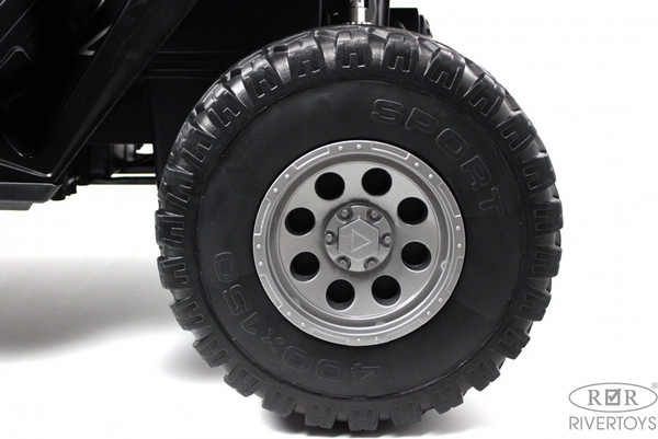 Изображение товара Детский автомобиль RiverToys A707AA LUX 4WD (черный карбон)