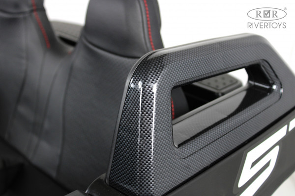 Изображение товара Детский автомобиль RiverToys A707AA LUX 4WD (черный карбон)