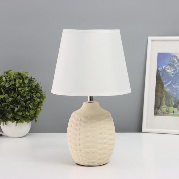 Изображение товара Прикроватная лампа Risalux Плетение / 10603119 (бежевый)