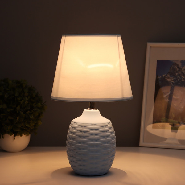 Изображение товара Прикроватная лампа Risalux Плетение / 10603121 (голубой)