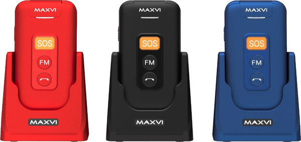 Изображение товара Мобильный телефон Maxvi E5 up (синий)