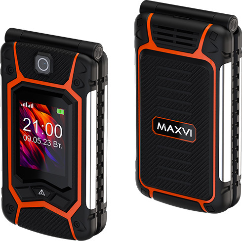 Изображение товара Мобильный телефон Maxvi E 10ds (оранжевый)