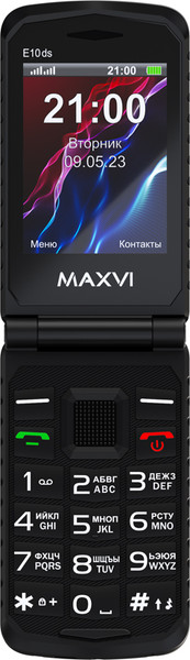Изображение товара Мобильный телефон Maxvi E 10ds (черный)