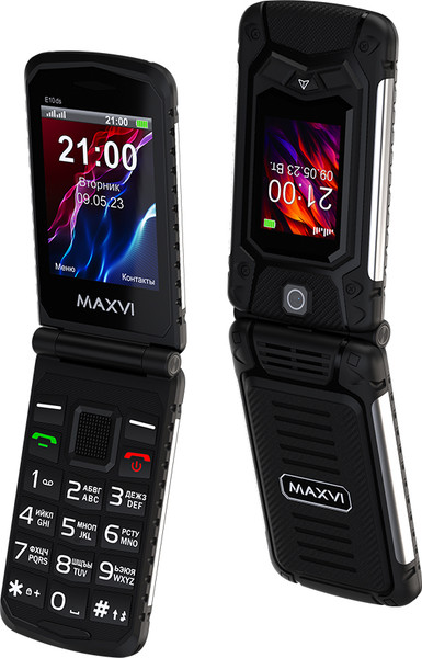 Изображение товара Мобильный телефон Maxvi E 10ds (черный)