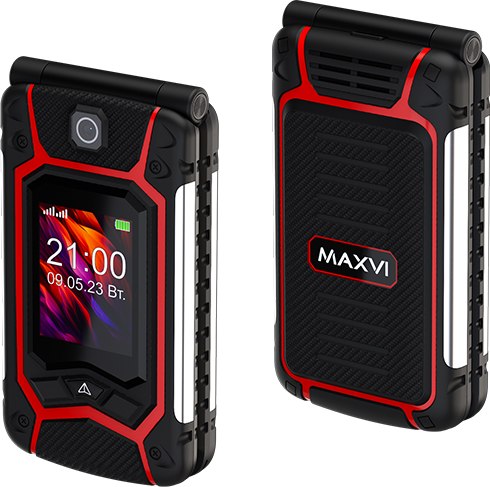 Изображение товара Мобильный телефон Maxvi E 10ds (красный)