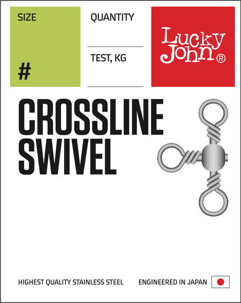 Набор вертлюгов рыболовных Lucky John Pro Series Crossline Swivel / LJP5108-008 (10шт) — фото 6