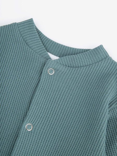 Изображение товара Комбинезон для малышей Amarobaby Waffle / AB-OD24-W5/13-62 (зеленый, р.62)