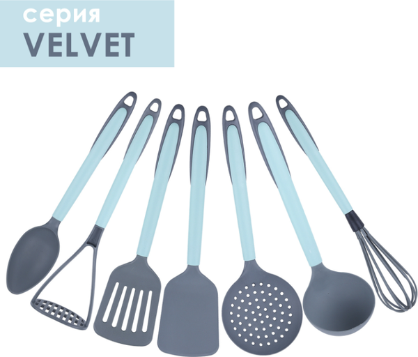 Изображение товара Ложка поварская Appetite Velvet NW8GT12 (голубой)