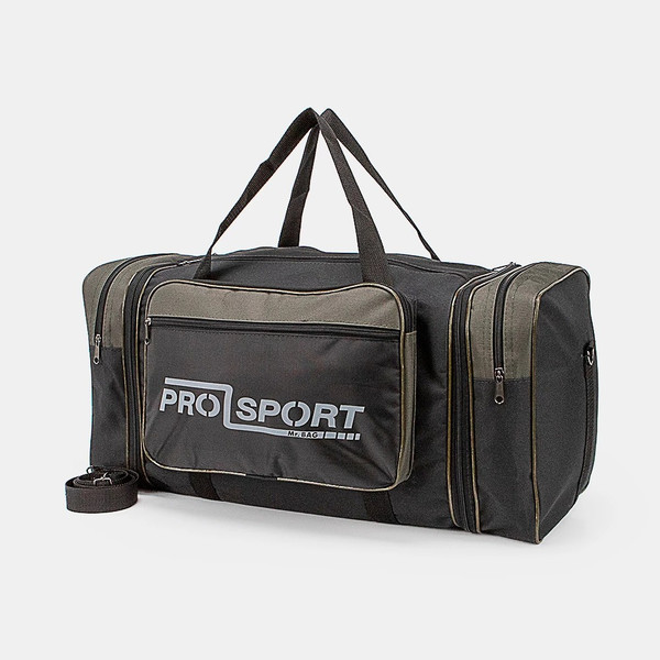 Изображение товара Сумка дорожная Mr.Bag 020-J042R-MB-BKH (черный/хаки)