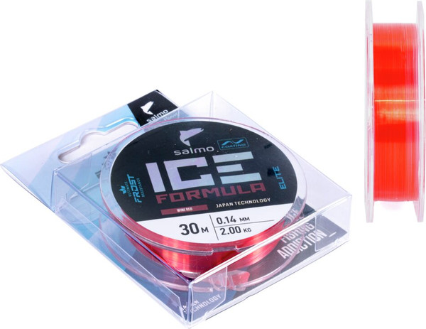 Изображение товара Леска монофильная Salmo Elite Ice Formula Wine red / 4518-014