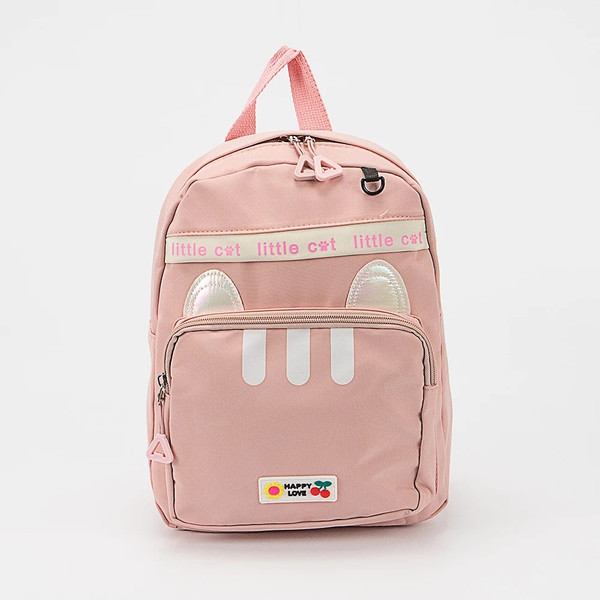 Изображение товара Детский рюкзак Ecotope Ушки. С пеналом / 287-1765-PNK (розовый)