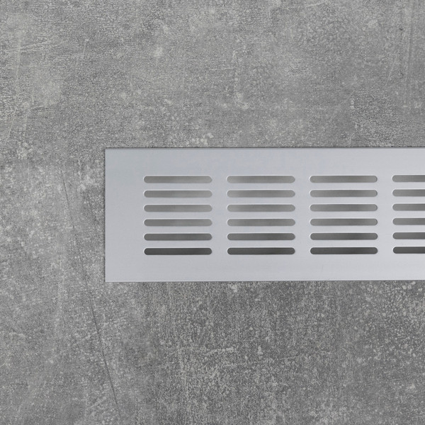 Изображение товара Решетка вентиляционная AKS 480x60 (алюминий, серебристый)