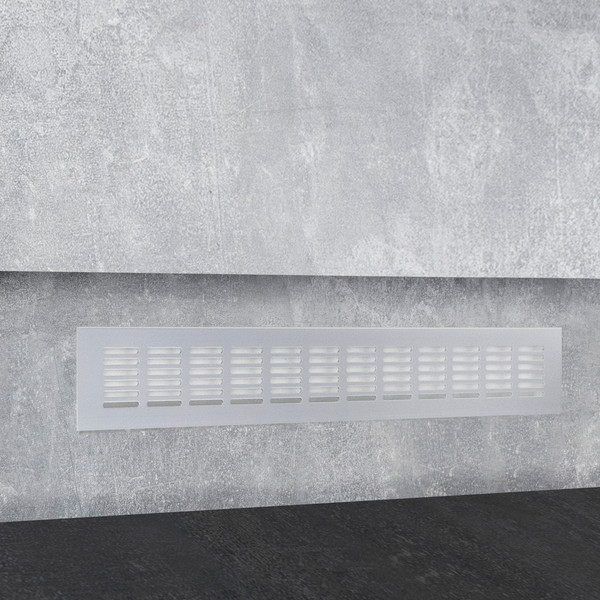 Изображение товара Решетка вентиляционная AKS 480x60 (алюминий, серебристый)