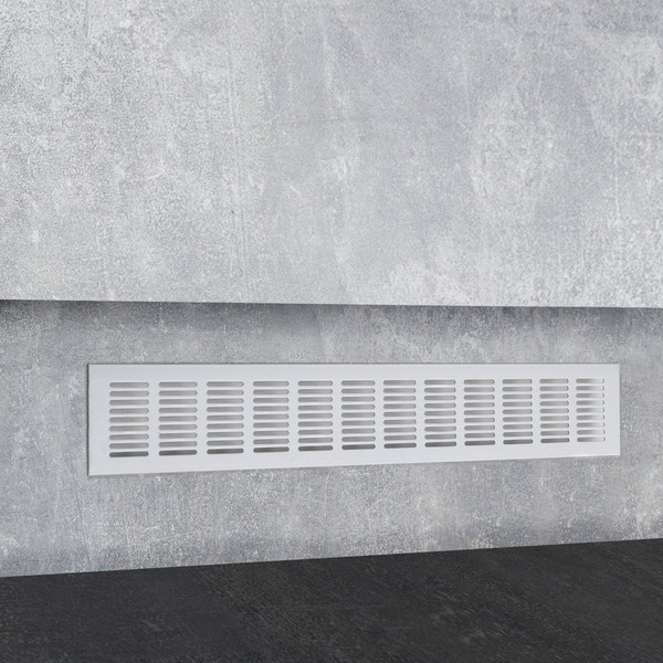 Изображение товара Решетка вентиляционная AKS 480x80 (алюминий, серебристый)