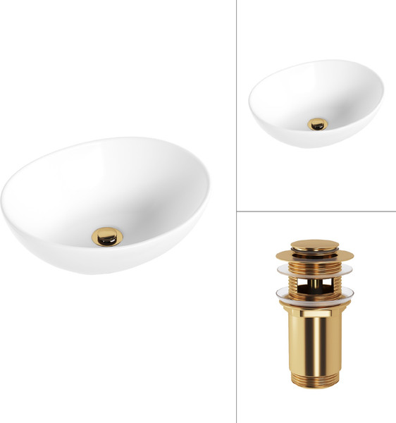 Изображение товара Умывальник Lauter 21652 + клапан 21190G