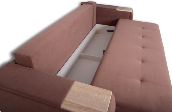 Изображение товара Диван DiArt Бруклин НПБ (велюр Магия 36/дуб сонома)