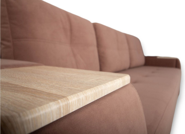 Изображение товара Диван DiArt Бруклин НПБ (велюр Магия 36/дуб сонома)