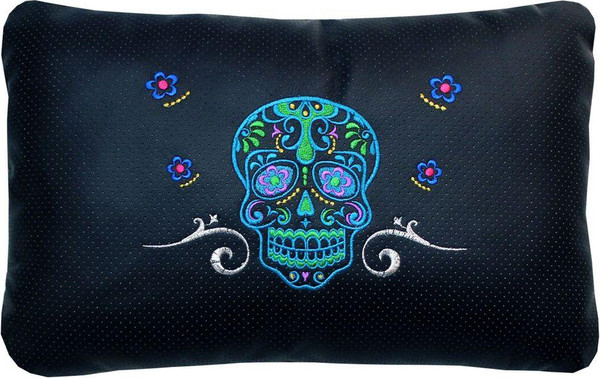 Изображение товара Подушка для автомобиля MATEX Черепа / 27-737 (синий)