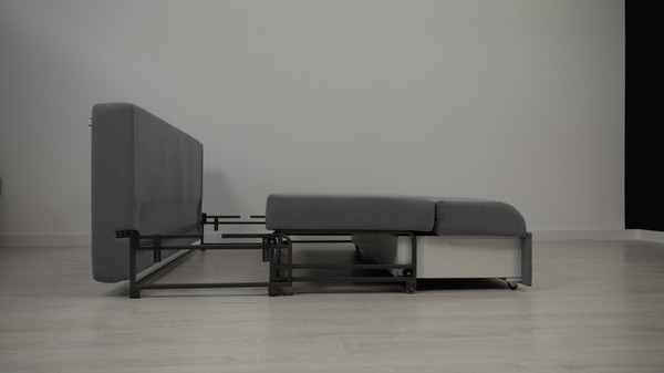 Изображение товара Диван Сириус Лидер-3 ППУ (Eva 19 велюр темно-зеленый)