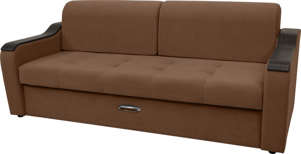 Изображение товара Диван Сириус Лидер-3 ППУ (Eva 03 велюр светло-коричневый)