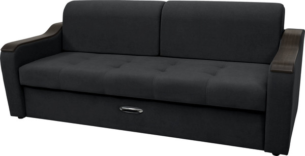 Изображение товара Диван Сириус Лидер-3 ППУ (Eva 11 велюр черный)