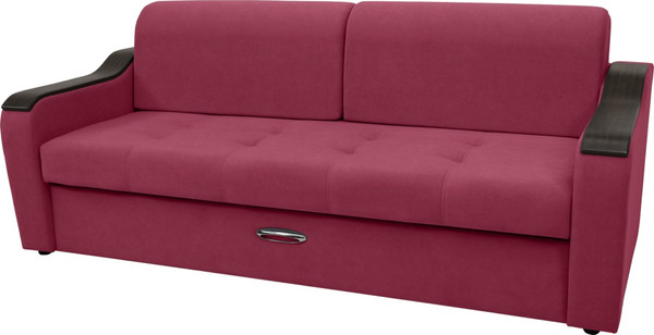 Изображение товара Диван Сириус Лидер-3 ППУ (Eva 16 велюр темно-красный)