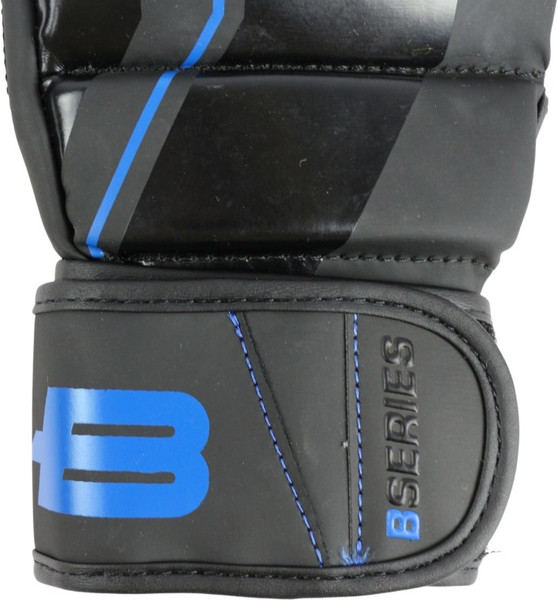 Изображение товара Перчатки для единоборств BoyBo B-series для ММА (XL, черный/синий)