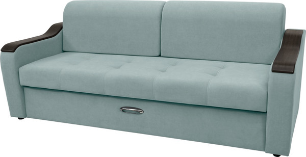 Изображение товара Диван Сириус Лидер-3 ППУ (Eva 25 велюр светло-зеленый)