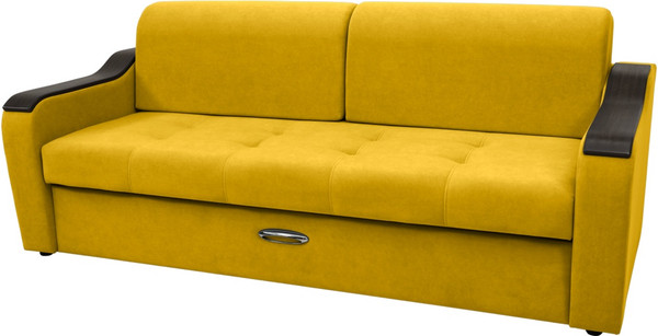 Изображение товара Диван Сириус Лидер-3 НПБ (Eva 18 велюр желтый)