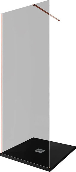 Изображение товара Душевая стенка Allen Brau Infinity 3.21012.60.T / 323804 (медь браш)