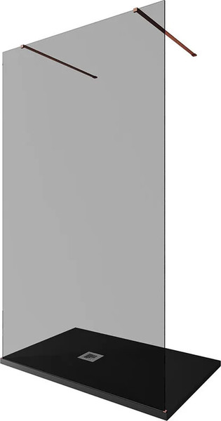 Изображение товара Душевая стенка Allen Brau Infinity 3.21042.60.T / 323834 (медь браш)