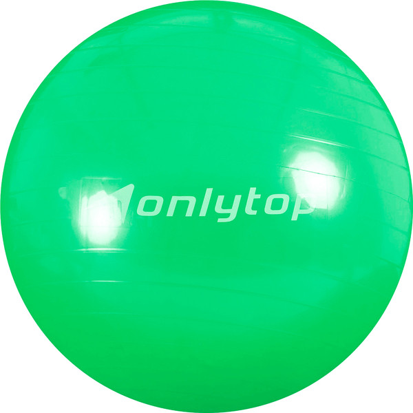 Изображение товара Фитбол гладкий Onlytop Антивзрывной / 10658257 (55см, зеленый)
