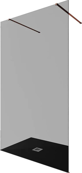 Изображение товара Душевая стенка Allen Brau Infinity 3.21048.60.T / 323840 (медь браш)