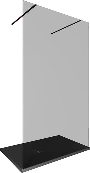 Изображение товара Душевая стенка Allen Brau Infinity 3.21048.60.T / 323840 (медь браш)