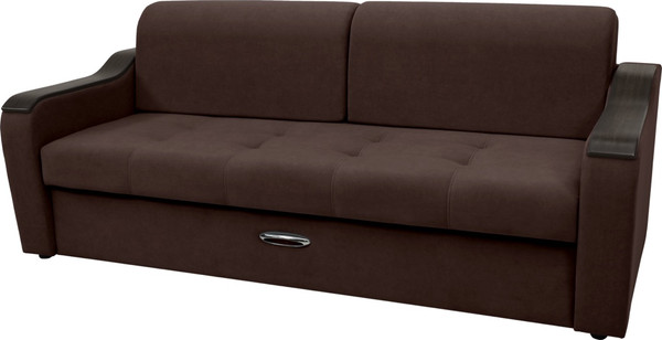 Изображение товара Диван Сириус Лидер-3 НПБ (Eva 04 велюр темно-коричневый)