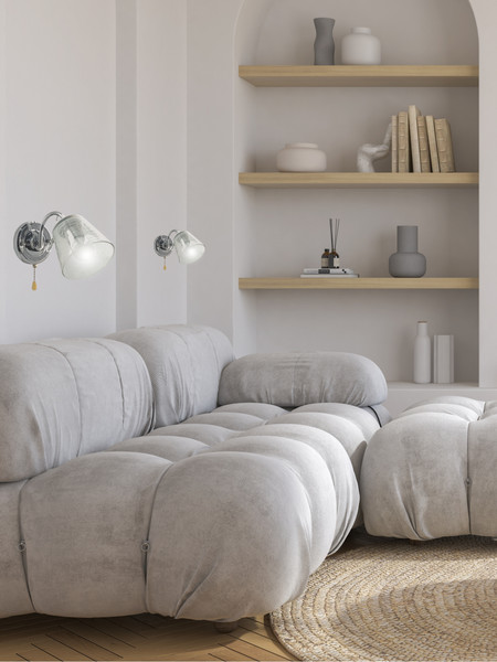 Изображение товара Бра Aitin-Pro НББ 03-60-101 / C1423/1W (хром/белый)