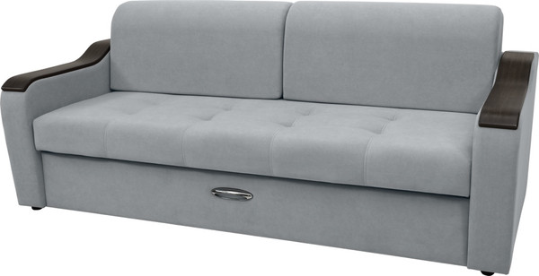 Изображение товара Диван Сириус Лидер-3 НПБ (Eva 09 велюр светло-серый)