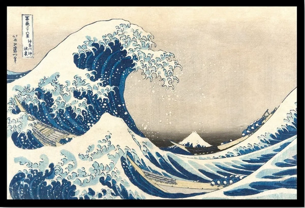 Изображение товара Постер Citydecor Большая волна в Канагаве. Кацусика Хокусай (40x60)