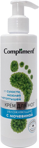 Изображение товара Крем для ног Compliment увлажняющий с мочевиной (200мл)