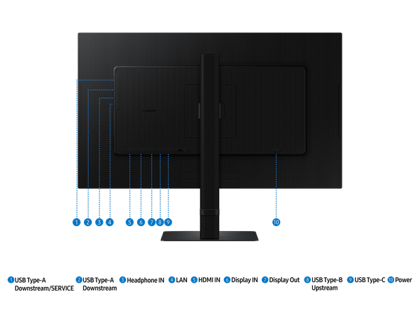 Изображение товара Монитор Samsung ViewFinity S6 / LS27D604UAIXCI (черный)