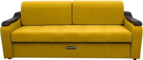 Изображение товара Диван Сириус Лидер-4 НПБ 225x110 (Eva 18 велюр желтый)