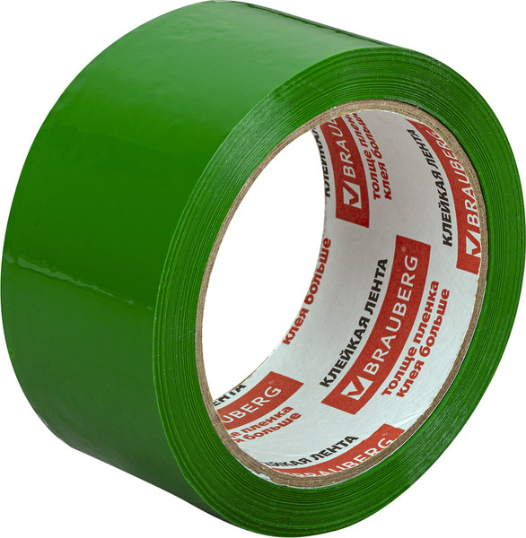 Изображение товара Скотч Brauberg Упаковочный / 440073 (зеленый)