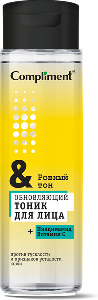 Изображение товара Тоник для лица Compliment Сияние и ровный тон Обновляющий (250мл)