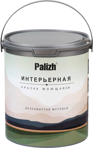 Изображение товара Краска Palizh Интерьерная шелковисто-матовая (3.7г, сибирская ель)