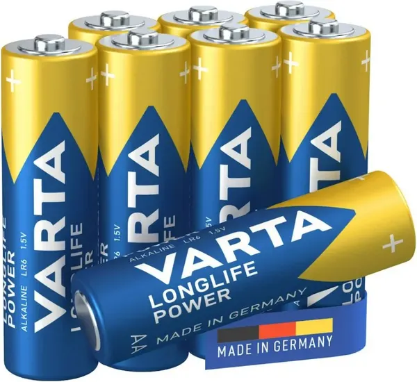 Изображение товара Комплект батареек Varta Longlife Power High Energy LR6 AA / 04906121418 (8шт)